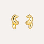 Load image into Gallery viewer, Gold Tone Corkscrew Earrings for Women | Soria Jewelry