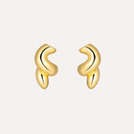 Load image into Gallery viewer, Gold Tone Corkscrew Earrings for Women | Soria Jewelry