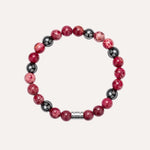 Load image into Gallery viewer, Vintage Beaded Bracelet for Men | Natural Hematite Stone Design | Soria Jewelry