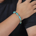 Load image into Gallery viewer, Vintage Beaded Bracelet for Men | Natural Hematite Stone Design | Soria Jewelry