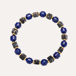 Load image into Gallery viewer, Beaded Bracelet for women | Natural Stone and Elastic Rope Design | Beaded Bracelet for women | Natural Stone and Elastic Rope Design | Soria Jewelry