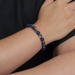 Load image into Gallery viewer, Beaded Bracelet for women | Natural Stone and Elastic Rope Design | Beaded Bracelet for women | Natural Stone and Elastic Rope Design | Soria Jewelry