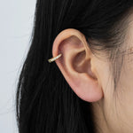 Load image into Gallery viewer, Chic Gold Huggie Earrings with Sparkling CZ Design for Women | Soria Jewelry