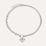 Load image into Gallery viewer, Heart Locket Necklace for Women | Chunky Silver Chain Design | Soria Jewelry