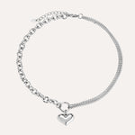 Load image into Gallery viewer, Heart Locket Necklace for Women | Chunky Silver Chain Design | Soria Jewelry