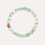 Load image into Gallery viewer, Beaded Bracelet for women | Natural Stone and Elastic Rope Design | Beaded Bracelet for women | Natural Stone and Elastic Rope Design | Soria Jewelry