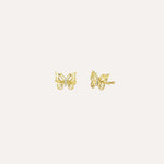 Load image into Gallery viewer, Butterfly Cuffs Hoop Earrings for Women | Cute Elegant Daily Wear Jewelry | Soria Jewelry