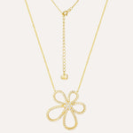Load image into Gallery viewer, Dainty Flower Necklace with Gold Tone for Women | Soria Jewelry