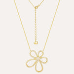 Load image into Gallery viewer, Dainty Flower Necklace with Gold Tone for Women | Soria Jewelry