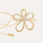 Load image into Gallery viewer, Dainty Flower Necklace with Gold Tone for Women | Soria Jewelry
