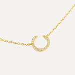 Load image into Gallery viewer, Crescent Moon Necklace for Women | Dainty Crystal Pendant Design | Soria Jewelry