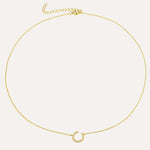 Load image into Gallery viewer, Crescent Moon Necklace for Women | Dainty Crystal Pendant Design | Soria Jewelry
