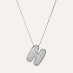 Load image into Gallery viewer, Letter Necklace for Women | Dainty Crystal Pendant Chain Necklace | Soria Jewelry