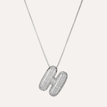 Load image into Gallery viewer, Letter Necklace for Women | Dainty Crystal Pendant Chain Necklace | Soria Jewelry