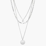 Load image into Gallery viewer, 3 Layer Circle Pendant Necklace