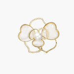 Load image into Gallery viewer, Flower Brooch Elegant Mother of Pearl Design