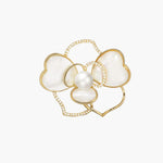 Load image into Gallery viewer, Flower Brooch Elegant Mother of Pearl Design