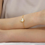 Load image into Gallery viewer, Butterfly Pearl Bracelet for Women | Fashion Gold Chain and Adjustable Design | Soria Jewelry