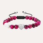 Load image into Gallery viewer, Heart Beaded Bracelet | Fashion Adjustable Jewelry | Soria Jewelry