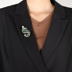 Load image into Gallery viewer, Letter Brooch for Women | Crystal Pearl Luxury Jewelry | Soria Jewelry