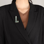 Load image into Gallery viewer, Letter Brooch for Women | Crystal Pearl Luxury Jewelry | Soria Jewelry