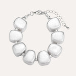 Load image into Gallery viewer, Chunky Square Necklace Bracelet Set for Women | Soria Jewelry