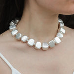 Load image into Gallery viewer, Chunky Square Necklace Bracelet Set for Women | Soria Jewelry