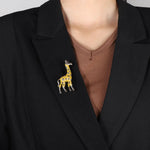 Load image into Gallery viewer, Giraffe Brooch for Women | Fashion Cute Animal Pin | Soria Jewelry