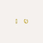 Load image into Gallery viewer, CZ Hoop Stud Earrings for Women | Fashion Dainty Jewelry | Soria Jewelry
