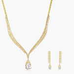 Load image into Gallery viewer, Crystal Necklace Earrings Set