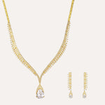 Load image into Gallery viewer, Crystal Necklace Earrings Set for Women | Fashion Dainty Jewelry | Soria Jewelry