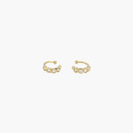 Load image into Gallery viewer, Gold CZ Ear Cuffs Fashion Elegant Jewelry