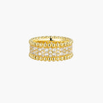 Load image into Gallery viewer, Gold Fashion Eternity Ring