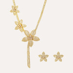 Load image into Gallery viewer, Flower Necklace Earrings Set for Women | Fashion Chain Design | Soria Jewelry