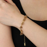Load image into Gallery viewer, Chain Link Bracelet for Women | Fashion Knot Design | Soria Jewelry