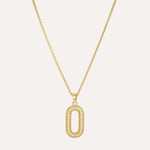 Load image into Gallery viewer, Gold Necklace Earrings Set for Women | Fashion Oval Design | Soria Jewelry