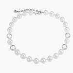 Load image into Gallery viewer, Pearl Necklace Earrings Set