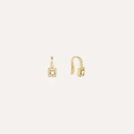 Load image into Gallery viewer, Square CZ Ear Cuffs for Women | Fashion Clip on Earrings | Soria Jewelry