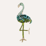 Load image into Gallery viewer, Flamingo Brooch Pin Cute Crystal Animal Lapel Pin for Women | Soria Jewelry