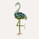 Load image into Gallery viewer, Flamingo Brooch Pin Cute Crystal Animal Lapel Pin for Women | Soria Jewelry