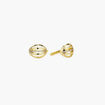 Load image into Gallery viewer, Gold Ear Cuffs with Sparkling Zircon Design