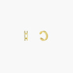 Load image into Gallery viewer, Double Ear Cuffs | Dainty Zircon Clip on Earrings