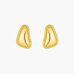 Load image into Gallery viewer, Irregular Earrings with Gold Tone and Textured Design