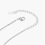 Load image into Gallery viewer, Pin Paperclip Crystal Pendant Necklace