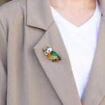 Load image into Gallery viewer, Owl Brooch Pin Antique Jewelry for Women | Soria Jewelry