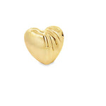 Load image into Gallery viewer, Textured Heart Slide Charm
