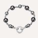 Load image into Gallery viewer, Pearl Bracelet with Zircon Clasp for Women | Soria Jewelry