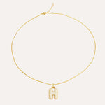 Load image into Gallery viewer, Initial Necklace for Women | Trendy Crystal Pendant Chain Necklace | Soria Jewelry