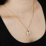 Load image into Gallery viewer, Initial Necklace for Women | Trendy Crystal Pendant Chain Necklace | Soria Jewelry
