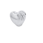 Load image into Gallery viewer, Textured Heart Slide Charm